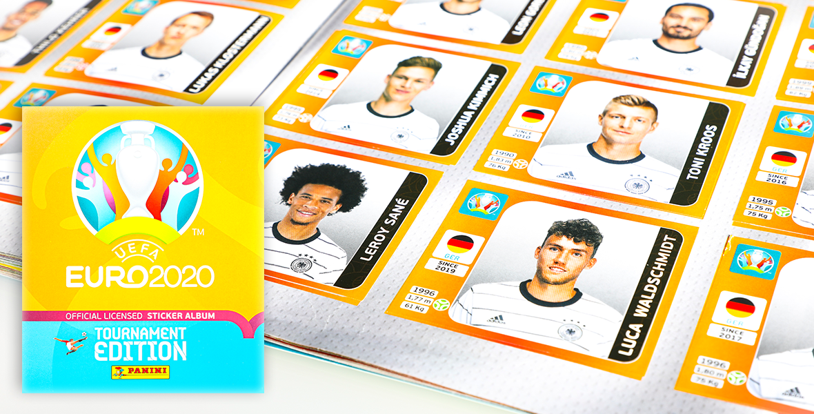 Endlich wieder Sammelfieber! <br/>Die offizielle UEFA Euro 2020™ Tournament Edition Stickerkollektion von Panini