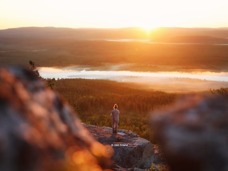 Endloser Sommertag in Finnisch Lappland